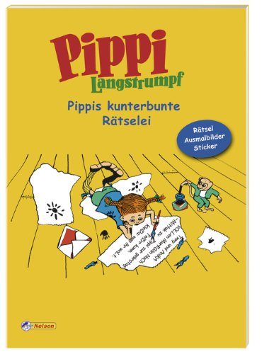 Nelson Verlag Pippi Langstrumpf - Pippis kunterbunte R&auml;tselei: R&auml;tsel, Ausmalbilder, Sticker