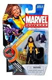 Marvel Universe Year 2009 Series 2 HAMMER Single Pack 4 Inch Tall Action Figure #17 - KITTY PRYDE with "Lockheed" the Alien Dragon Pet and Figure Display Stand Plus Bonus Classified File with Secret CodeIMAGE