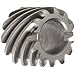 Boston Gear H2010L Plain Helical Gear, 45 Degree Helix, 14.5 Degree Pressure Angle, 0.313 Bore, 20 Pitch, 10 Teeth, Steel, LH