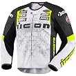 Icon Overlord Prime Hero Men's Leather Street Motorcycle Jacket - Yellow