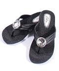 Large Gem Woven Sandal