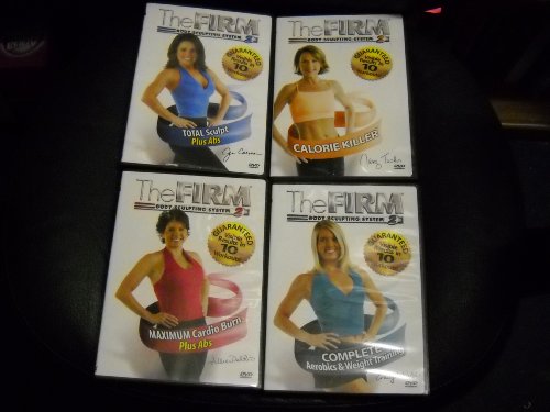 The Firm Body Sculpting System 2:-Complete Aerobics & Weight Training/Calorie Killer/Maximum Cardio Burn Plus Abs/Total Sculpt Plus Abs (4-DVD Set)