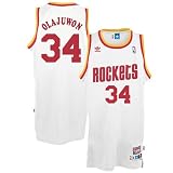 Houston Rockets Hakeem Olajuwon Adidas White Throwback Replica Premiere Jersey