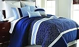 UPC 645470151595 product image for Ivory Gate 8 Piece Embroidered Comforter Set Queen | upcitemdb.com