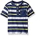 Crazy 8 Boys' Short Sleeve Crazy Stripe Henley