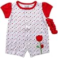 Ladybug Romper & Scrunchie