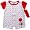 Ladybug Romper & Scrunchie, Newborn