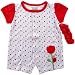 Ladybug Romper & Scrunchie, 6-9 months
