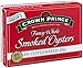 Crown Prince Smoked Oysters in Cottonseed Oil, 3.75 Ounce Cans (Pack of 18)