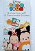 Disney Tsum Tsum 16 valentines with 16 Removable Stickers(ok to peel to remove and restick again and again)