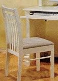 Antique White Finish Desk Chair
