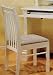Antique White Finish Desk Chair