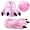 Wishpets Pink Fuzzy Bear Paw Animal Slippers for Women and Men Medium