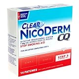 NicoDerm CQ Stop Smoking Aid, 7 mg, Clear Patch, Step 3, 2 Week Kit 14 patches