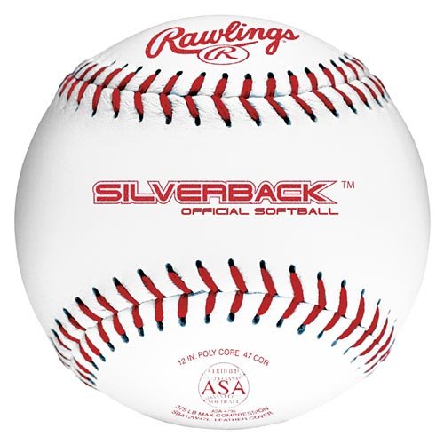 Rawlings .44 COR ASA Approved Silverback 12 Inch Synthetic Softball