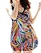 NINEWE Women's One-piece Swimwear Retro Vintage Swimsuit Cover Up Swimdress
