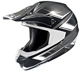 HJC CS-MX Phase MC-5 Motocross Helmet Silver/Black/White