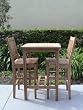 TBS027BT 27" Square Bar Table