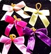 Economy 3/8 inch Multi-colored Grooming Bows with Elastic Hairband - The Perfect Touch - Bag of 25