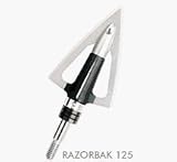 (2612511) Razorback 125 Grain Broadheads (Pack of 3) from New Archery Products