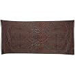 Jamawar Bedspread Pure Wool Asian Jacquard Pattern India 55 inches x 106 inches (wbscov074-x)