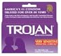 Trojan Very Sensitive Latex Condoms, Spermicidal Lubricant, 12-Count Boxes (Pack of 3)
