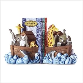 NOAH'S ARK BOOKENDS by SMK