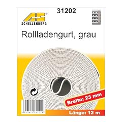 Schellenberg 31202 Rollladengurt 23 mm/12.0 m, grau