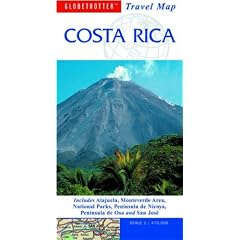 Costa Rica (Globetrotter Travel Map)