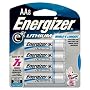 Energizer L91BP-8 Lithium AA Photo Battery (8-Pack)