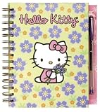 Hello Kitty Hello Flowers! Wire-o Bound Blank Journal with Pen