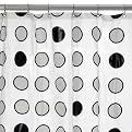 Contemporary Home Dot Shower Curtain - Black/ White