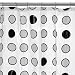 Contemporary Home Dot Shower Curtain - Black/ White