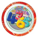 Numberjacks Melamine Plate