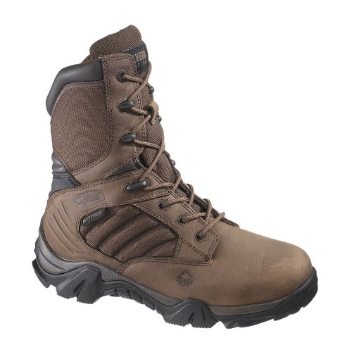 Wolverine WO7009 Women's Cougar Insulated Waterproof 8 Inch Brown/Realy Brown Work Boot-7M