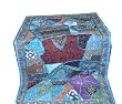 Aqua Freeze Wall Hanging Hand Embroidered Tapestry 60x40