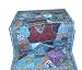 Aqua Freeze Wall Hanging Hand Embroidered Tapestry 60x40