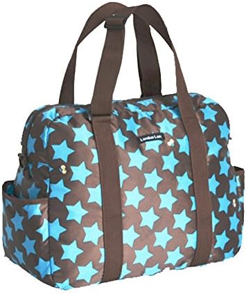 Landuo Lan Multifunction Large Capacity Messenger Diaper Travel Bag Blue