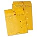 Quality Park 63560 Brown Recycled Kraft String & Button Interoffice Envelope 10 x 13 100/carton