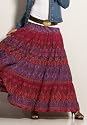 metrostyle Print Maxi Skirt