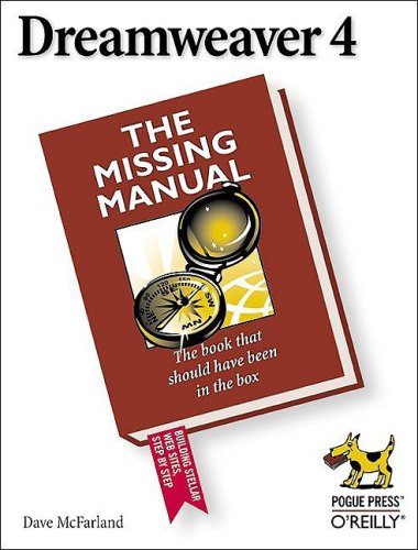 Buy Dreamweaver 4: The Missing Manual online at Discounted New and Used prices. Delivered to your door with Off-The-Bookshelf.