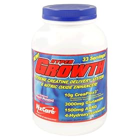 NxCare Hyper Growth Xtreme Creatine Delivery System and Nitric Oxide Enhancer, Xtreme Fruit Punch, 80.96 Ounces