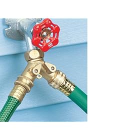 Brass Y Two Tap Hose Shut-off Valve