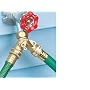 Brass Y Two Tap Hose Shut-off Valve
