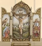 12 Guardian Crucifixion Tryptych Scene