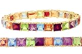 14K 10.00 CTW Multi Gemstone Bracelet