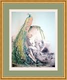 Peacock by Louis Icart - Framed Artwork