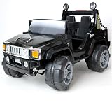 Review srbWorld  / Hummer-Style Jeep Twin Seat 12V Battery Powered Ride-On - Black