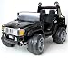Hummer-Style
Jeep
Twin
Seat
12V
Battery
Powered
Ride-On
-
Black