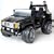 Hummer-Style Jeep Twin Seat 12V Battery Powered Ride-On - Black